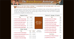 Desktop Screenshot of brainsbentonanthology.com
